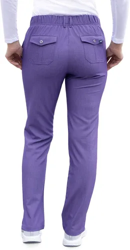 Miniatura 2 de Adar Pro Scrubs para mujer, pantalones de yoga ajustados para piernas