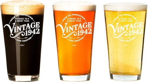 Miniatura 5 de Regalos de cumpleaños número 83 de 1942, vaso de cerveza para hombres y mujeres, regalo de cumpleaños para hombre y mujer que cumple 83 años, ideas