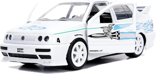 Miniatura 6 de Jada Fast & Furious 1:32 Jesse's Volkswagen Jetta - Coche fundido a presión, juguetes para niños y adultos