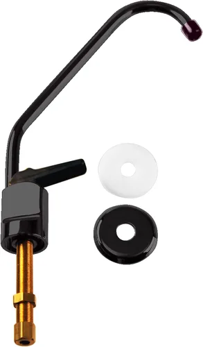 Miniatura 2 de Westbrass CO133-62 Kit de grifo dispensador de agua fría pura estilo Touch-Flo de 8 pulgadas con filtro, paquete de 2 cartuchos de repuesto, colador