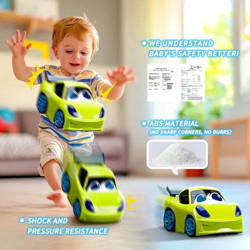 Miniatura 2 de AEROQUEST Coche de control remoto para niños pequeños con luces educativo y divertido autos de juguete interactivos duraderos para niños y niñas