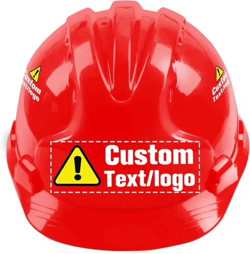 Miniatura 8 de Cascos duros personalizados para hombres, logotipo personalizado, casco de seguridad, gorra de construcción, suspensión de trinquete ajustable