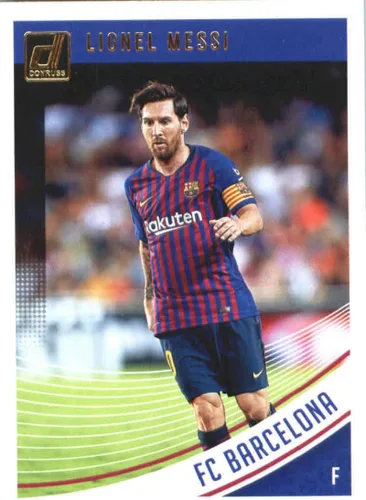 2018-19 Panini Donruss Soccer #1 Lionel Messi FC Barcelona Oficial Panini 2018-2019 - Trading Card