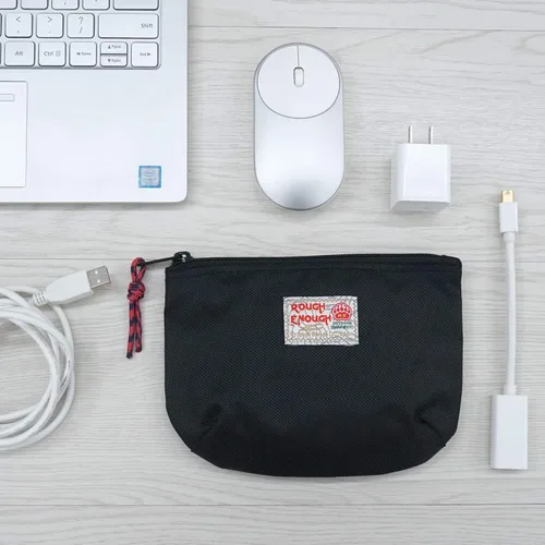 Miniatura 3 de Rough Enough - Bolsa pequeña de almacenamiento tecnológico organizador de cables de viaje para electrónica, cables, cargadores, disco duro, bolsa