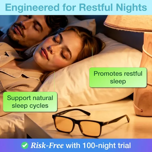 Miniatura 4 de +1.0 +1.5 +2.0 +2.5 Orange Blue Light Blocking Reading Glasses for Better Sleep - Migraine Glasses for Women & Men