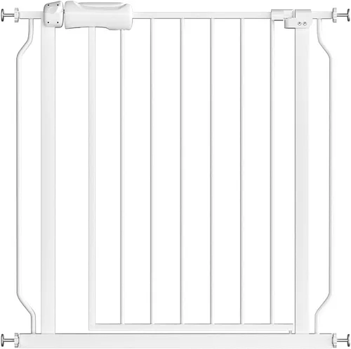 Miniatura 21 de Fairy Baby Puerta de bebé extra ancha para puertas, puertas de seguridad de cierre automático para dormitorio, se adapta a 57.5 pulgadas a 62