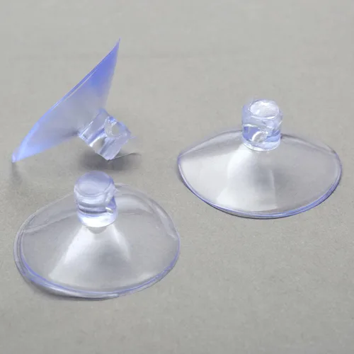 Miniatura 2 de dophee Paquete de 10 ventosas para mesas de cristal, almohadillas de goma transparente anticolisión sin ganchos para organización del hogar, cocina