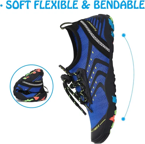 Miniatura 3 de SAGUARO Kids Boys Girls Water Shoes Non-Slip Quick-Dry Barefoot Aqua Shoe Outdoor Sport Beach Swimming Surfing Diving