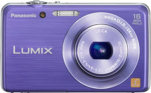 Panasonic Lumix DMC FH-8 - Cámara digital de 16,1 MP con zoom estabilizado de imagen óptica de gran angular de 5x (violeta)