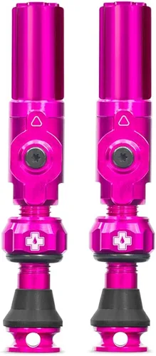Miniatura 9 de Muc-Off Big Bore - Válvulas híbridas sin cámara, iridiscentes de 1.772 in, tapones antipolvo de precisión para bicicletas con revolucionaria