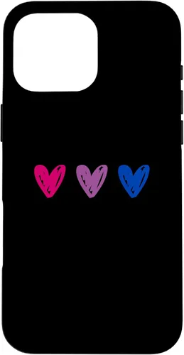Miniatura 19 de Funda para iPhone 12/12 Pro Bisexual Pride Hearts Bi Pride Flag