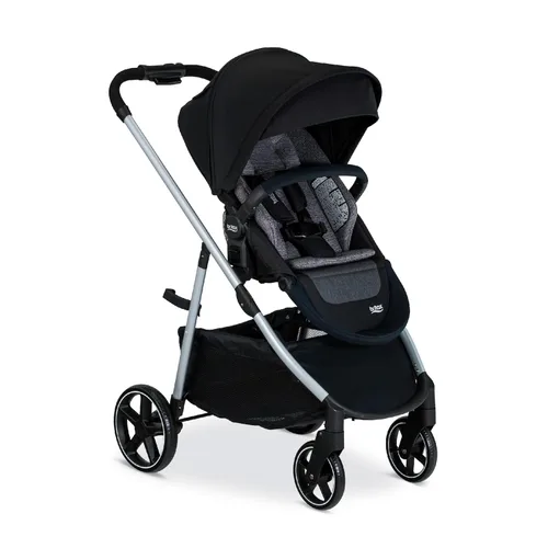 Britax Cochecito modular Grove™, cochecito ligero con inserto CozyFit™ y barra de parachoques, 6 formas de pasear, SafeWash, Pindot Onyx