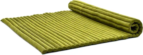 Miniatura 48 de Leewadee - Colchón plegable - Futón japonés enrollable -Alfombra de tatami triple pliegue - Cama de piso para invitados - Colchón de camping