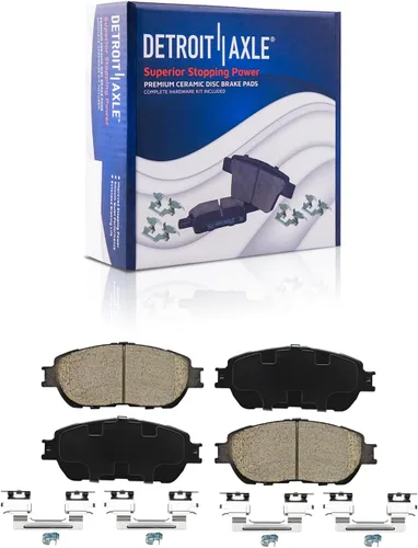 Miniatura 31 de Detroit Axle - Pastillas de Freno Delantero para Nissan Altima Maxima Sentra 350Z Cube Juke Versa INFINITI G20 G35 I30 I35 Suzuki SX4, Pastillas