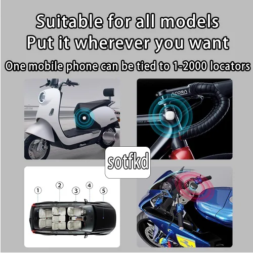 Miniatura 5 de Paquete de 2 rastreadores GPS para vehículos, dispositivo de seguimiento de automóvil oculto, dispositivo rastreador para vehículos, rastreador