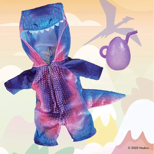 Miniatura 7 de Baby Alive Muñeca Dino Cuties, tiranosaurio, accesorios de muñeca, bebidas, húmedos, juguete de dinosaurio T-Rex para niños a partir de 3 años