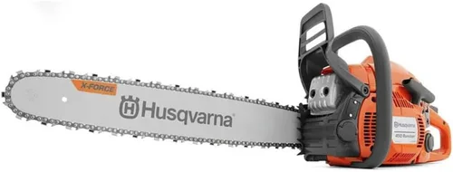 Miniatura 12 de Husqvarna Motosierra de gas 450S Rancher de 50.2 cc 3.2 HP, motor X-Torq de 2 ciclos, motosierra de 20 pulgadas con engrasador automático, para poda