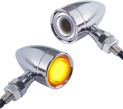 Miniatura 16 de FATECIM 2X Luces Traseras LED para Motocicleta, Señales de Giro, Luces de Marcha, Luz de Freno, Señal de Giro Trasera, Indicador de Señal de Giro