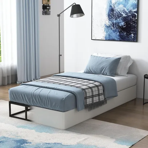 Miniatura 3 de Vehowy - Base de resorte de 9 pulgadas para cama individual, base de colchón de resorte de alta resistencia/base de cama de metal/sin 22.86 cm