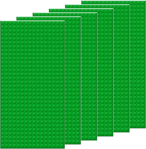 Miniatura 15 de EKIND 4 placas base clásicas de 5 x 10 pulgadas, compatibles con ladrillos de juguete de las principales marcas, fomenta la lógica y la creatividad