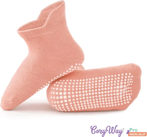 Miniatura 5 de CozyWay - Calcetines antideslizantes para bebés niños y niñas paquete de 6 y 12 unidades calcetines y tobilleras antideslizantes para bebés y niños