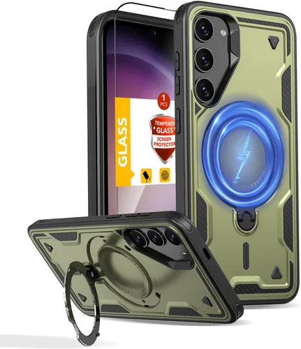 Miniatura 50 de Funda magnética para Google Pixel 9A compatible con cargador inalámbrico MagSafe, para Pixel 9A, funda de teléfono integrada de 360 °, con 2
