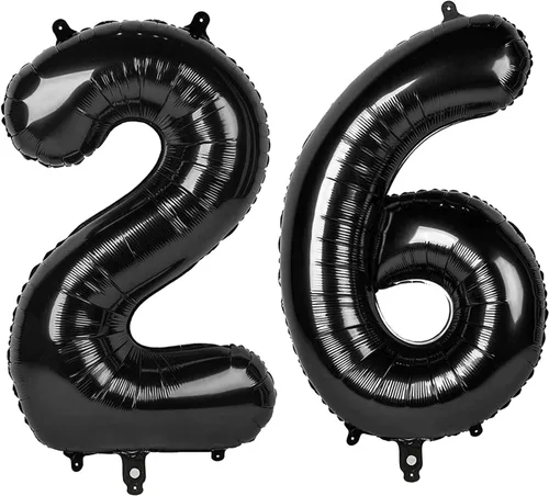 Miniatura 414 de Globo de cumpleaños número 4 dorado de 40 pulgadas, globos gigantes del número cuatro 14 24 34 40 44 2024, globos grandes de lámina de mylar para Oro