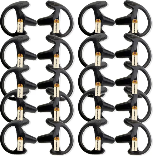Miniatura 13 de Lsgoodcare - Molde de oído de repuesto para radio bidireccional para tubo de bobina acústica, color negro, por Lsgoodcare