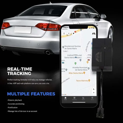 Miniatura 5 de Rastreador GPS 4G para vehículos BN-401A-L sin suscripción, aplicación y plataforma gratuita, dispositivo de seguimiento oculto para automóvil