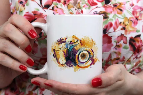 Miniatura 4 de Taza de cerámica blanca de 11 onzas, regalos únicos para hombres o mujeres, para él o ella, idea de regalo para fotógrafos, mamá, papá, niños, hijo