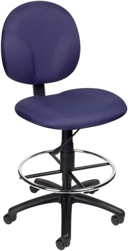 Miniatura 16 de Boss Office Products Stand Up Caressoft Taburete de dibujo sin brazos en negro