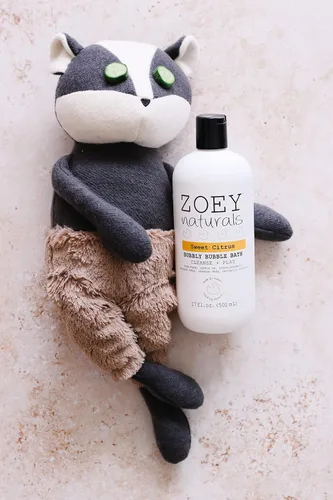 Miniatura 7 de Zoey Naturals - Baño de burbujas de cítricos dulces para niños y bebés, jabón orgánico sin lágrimas, no tóxico para niños con aloe hidratante