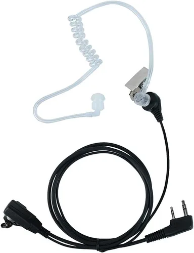 Miniatura 7 de Caroo Auriculares de radio para Kenwood de 2 pines con micrófono PTT para Baofeng UV-5R BF-888S BF-F8HP UV-82 UV-82HP UV-82HP UV-82C Kenwood TK-2107