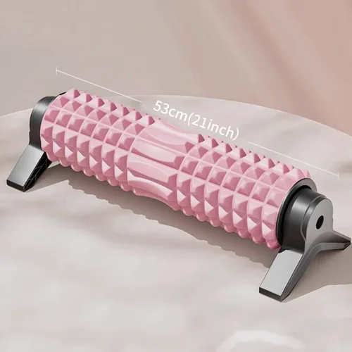 Miniatura 7 de RUNWE Rodillo de espuma con soporte – Rodillo de espuma de soporte para dolor de espalda, rodillo de masaje de tejido profundo de punto de gatillo
