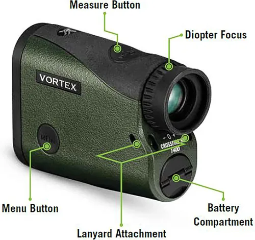 Miniatura 8 de Vortex Optics Crossfire HD 1400 - Telémetro láser