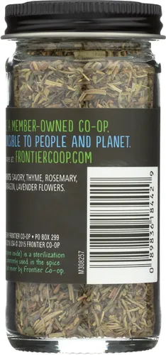 Miniatura 2 de Frontier Co-op Herbes De Provence, 0.85 onzas, mezcla francesa de sabroso aromático, tomillo, romero, estragón de albahaca y lavanda
