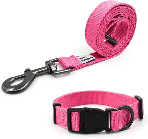 Miniatura 23 de Collar de perro azul para perros pequeños, transpirable, antiolor y suave, cómodo para cachorros de piel sensible, 90% rayón de bambú, hebilla Azul