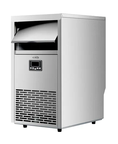 Miniatura 9 de KoolMore Máquina de hacer hielo comercial de 18 pulgadas, hielo creciente de 100 libras/24 horas, almacenamiento de 30 libras, bajo encimera