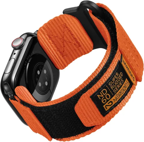 Miniatura 30 de Nereides Compatible con Correa de Apple Watch Ultra 3/2/1, Correa Deportiva de Nylon con Diseño Tejido para 49 mm (L, Negro)