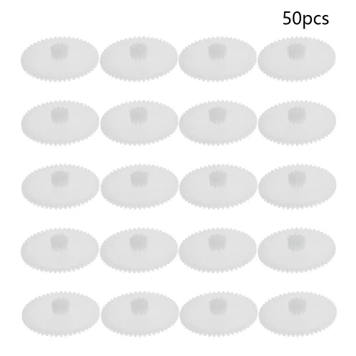 Miniatura 2 de Othmro 50 unidades de engranajes de plástico 50102A modelo de engranajes de plástico 50 dientes 1.02 pulgadas OD 0.07 pulgadas diámetro del agujero