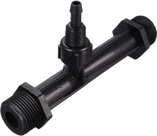 Wytino Tubo de inyector de fertilizante, inyector de fertilizante Venturi de riego 1/2 "3/4" 1 pulgada Inyector mezclador de fertilizante de jardín,