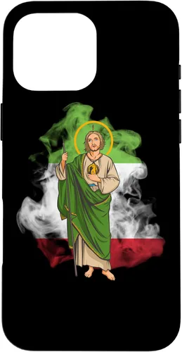 Miniatura 18 de Funda para iPhone 14 San Judas Tadeo con Bandera de México