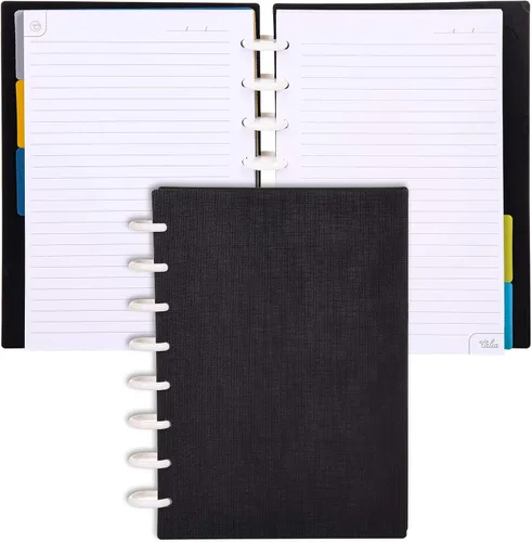 Miniatura 77 de Talia - Cuadernos de notas con tapas, planificador, personalizables, (Azul de Verano, Junior (5.5 pulgadas x 8.5 pulgadas)) Azul verano