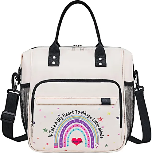 Miniatura 23 de TuErCao - Bolsa de almuerzo pequeña, ligera y aislada para mujer; para trabajo, portátil, suave enfriador para pícnic, viajes, viajes por carretera