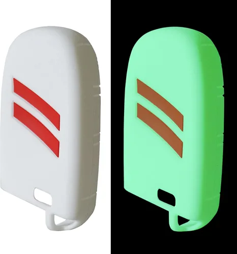 Miniatura 11 de YOSRTER - Paquete de 1 funda protectora de silicona para llave remota, con 5 botones, carcasa para llave de automóvil, accesorio (borde azul)
