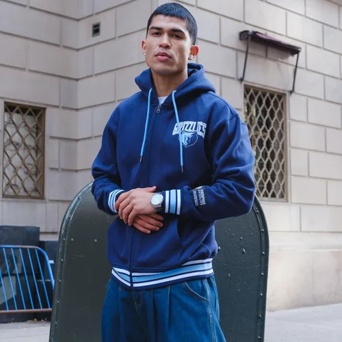 Miniatura 4 de Ultra Game Chaqueta con capucha oficial de la NBA Super Soft MVP con cremallera completa para hombre