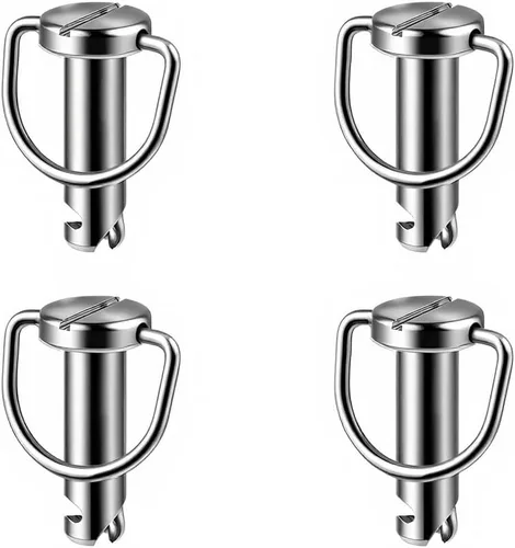 Miniatura 3 de Paquete de 4 pasadores de montaje duros de liberación rápida compatibles con modelos Harley Touring 1995-2023 – Kit de herramientas de disuasión