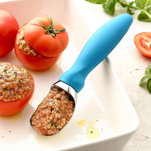 Miniatura 9 de Spring Chef - Cuchara para helado profesional, fuerte y resistente con mango cómodo, utensilio de cocina de primera calidad para masa de galletas