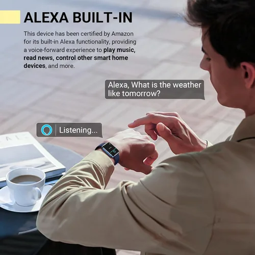 Miniatura 4 de Potencia tu estilo de vida con el reloj inteligente Bluetooth para mujeres y hombres, Alexa, reloj inteligente de seguimiento de salud y sueño