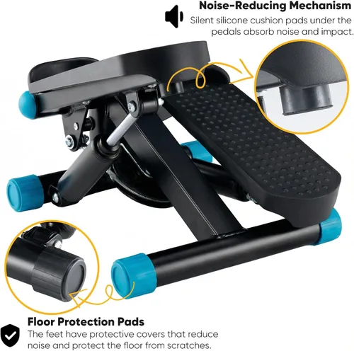 Miniatura 7 de NEWBULIG Mini paso a paso para ejercicio en casa, máquina de escalones para gimnasio en casa, portátil, para entrenamiento de cuerpo completo